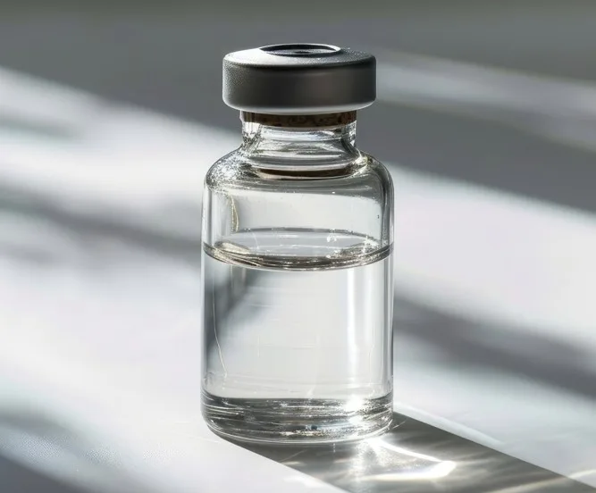 Vaccine Vial filled containing vaccine stabilized with Pfanstiehl Sucrose